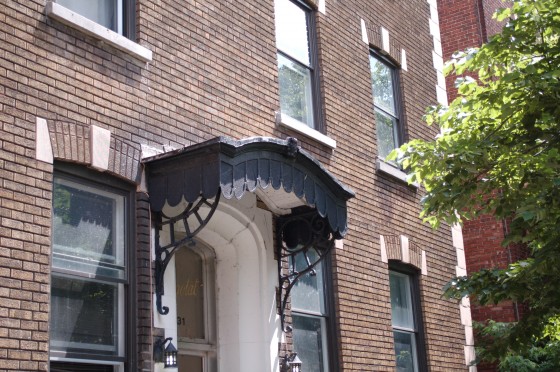 A Baroque, potentially Rococo Awning in the McGill Ghetto A Baroque, potentially Rococo Awning in the McGill Ghetto