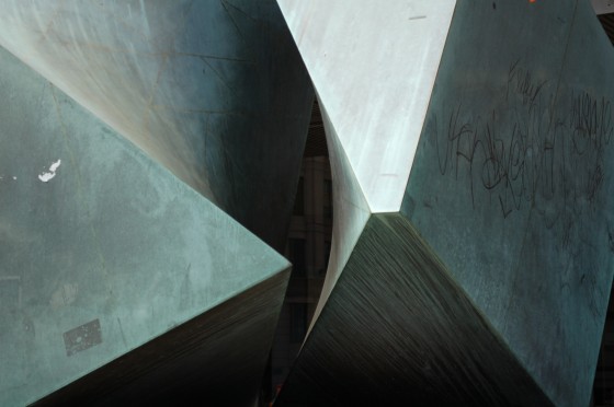 Detail of Allégrocube by Charles Daudelin Detail of Allégrocube by Charles Daudelin