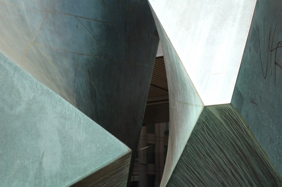 Detail of Allégrocube by Charles Daudelin Detail of Allégrocube by Charles Daudelin