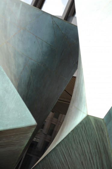 Detail of Allégrocube by Charles Daudelin Detail of Allégrocube by Charles Daudelin