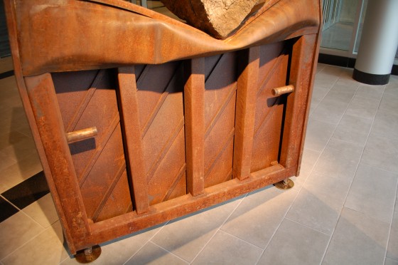 Detail of Coriolis by Maskull Lasserre at L’espace musée Québecor