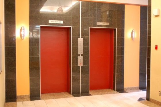 Elevators in some building in Montreal Elevators in some building in Montreal