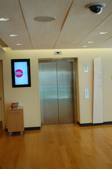 Elevators at the Adresse Symphonique Elevators at the Adresse Symphonique