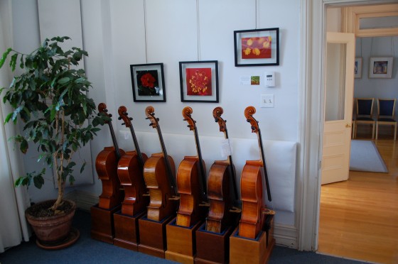 Installation view of Jean Fitzgerald's work in Présence in the Cello room of Wilder and Davis. Installation view of Jean Fitzgerald's work in Présence in the Cello room of Wilder and Davis.