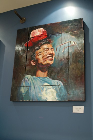 Andrew Young, Untitled, Oil on Wood Andrew Young, Untitled, Oil on Wood,