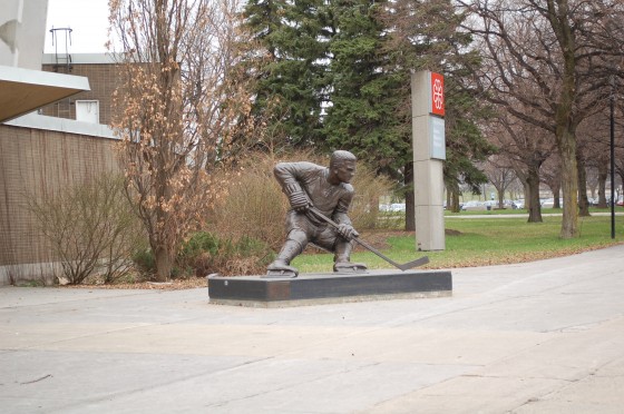Maurice "Rocket" Richard by Jules Lasalle and Annick Bourgeau, 1997 Maurice "Rocket" Richard by Jules Lasalle and Annick Bourgeau, 1997