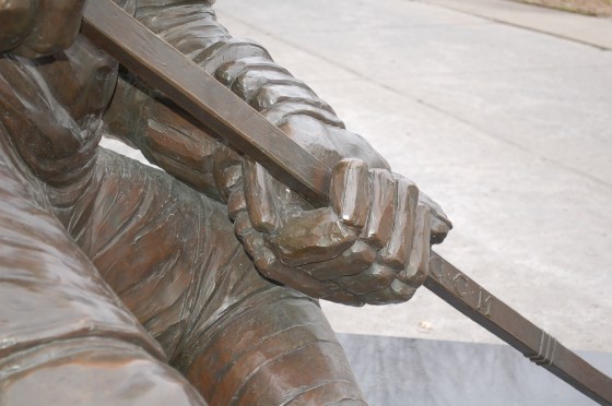 Maurice "Rocket" Richard by Jules Lasalle and Annick Bourgeau, 1997 Maurice "Rocket" Richard by Jules Lasalle and Annick Bourgeau, 1997