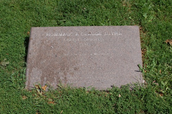 Hommage à Claude Jutra, by Charles Daudelin at Parc Claude-Jutra, Clark and Prince-Arthur