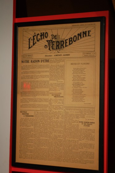 L'Écho de Terrebonne Vol 1 No. 1