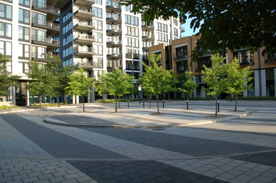 Place Gilles Carle, at the bottom of Henri Julien just off of Square Saint Louis