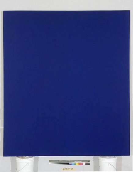 Quantificateur bleu 12, Acrylic on Canvas, 8' x 7', 1994 Quantificateur bleu 12, Acrylic on Canvas, 8' x 7', 1994