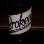 The label for Broken 7 by La Compagnie de Bière Brisset