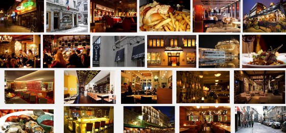 Montreal Restaurant Collage