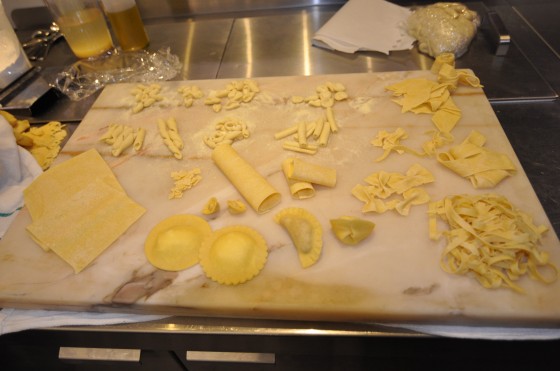 Assorted Pastas by Adam Piperni at Blu Scuola di Cucina
